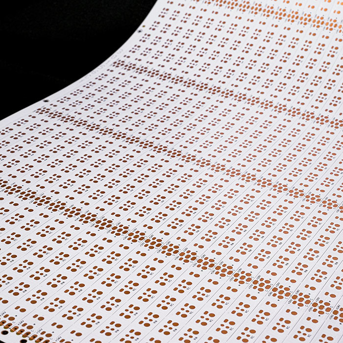 Flex PCB Board For LED Strip With Double Layer FPC And Double Sided 168 Lights Beats