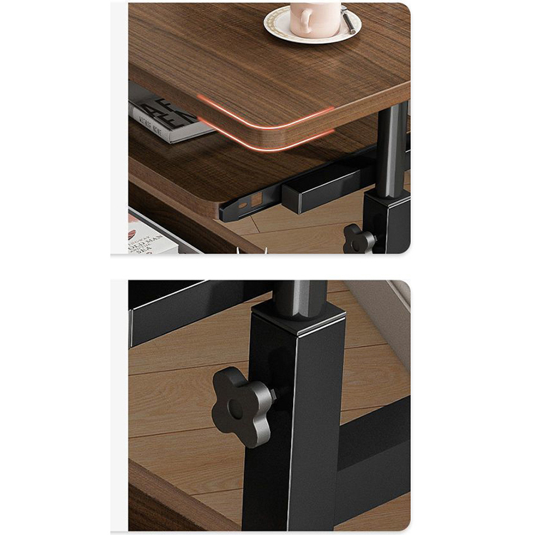 Height Adjustable Study Desk Multifunctional Wooden Table for Kids' Learning Needs