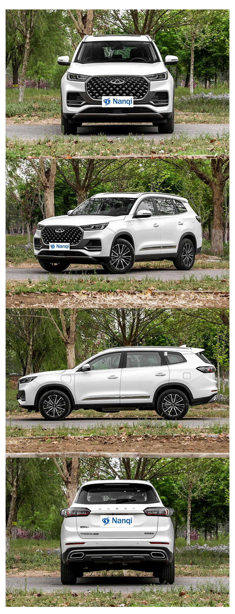 1.5T PHEV Plug In Hybrid Mid Size SUV Chery Tiggo 8 Plus Kunpeng E+