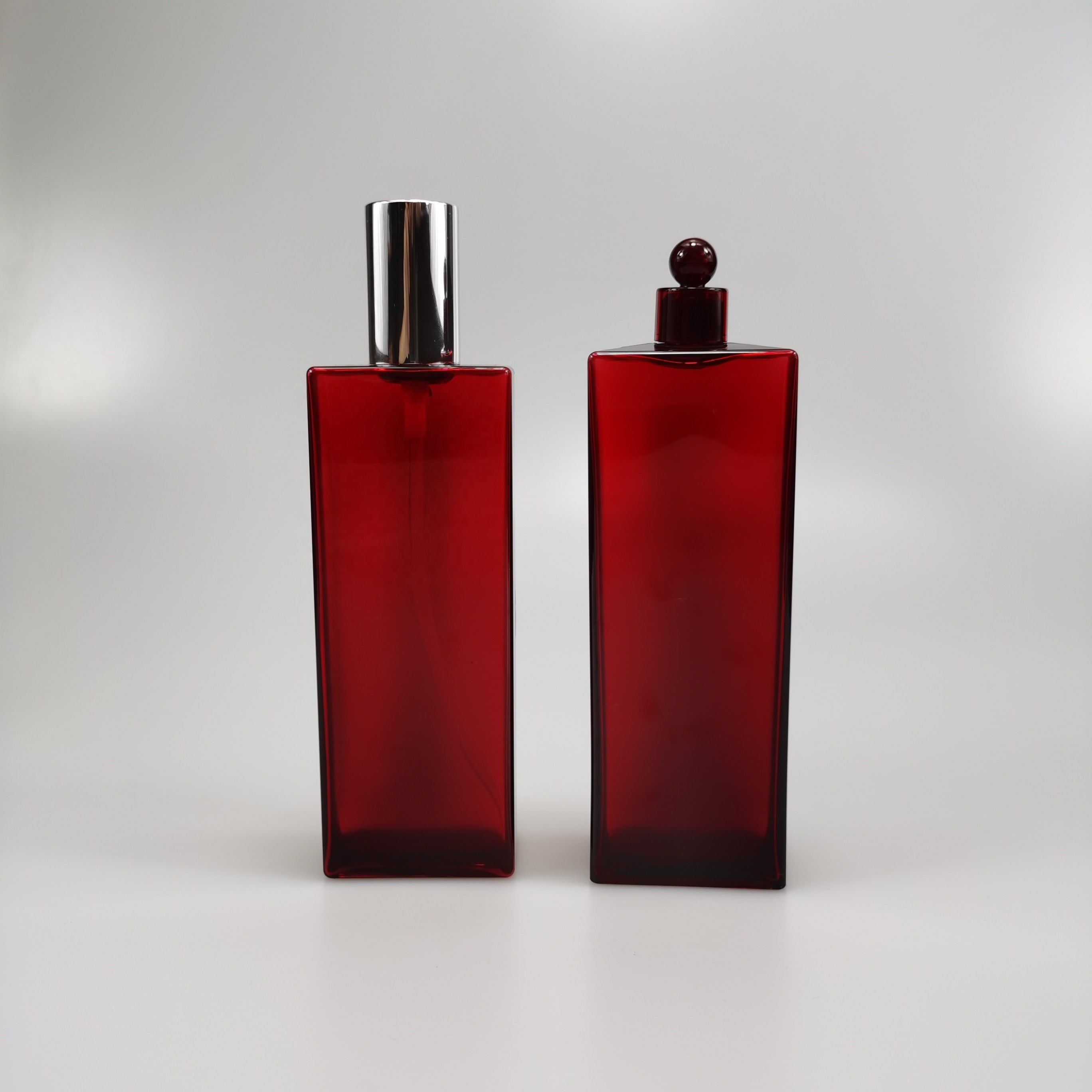 200ml PET Bottle Square Plastic Bottle for Shampoo and Toner Printing Silk-screen Printing