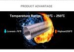 350mm Aluminum Semi Rigid Flexible Duct HVAC Parts Fire Resistant Big Diameter
