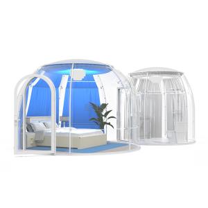 China Rain Resistance Plastic Dome Tent Diameter 3.5m 2.5m Hotel Bubble Tents wholesale