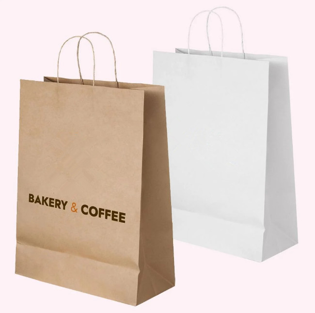 Custom Standard Kraft Packaging Bag Multiple Color Environmental Friendly