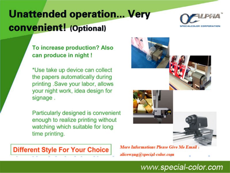 Printer Take Up Device Use For Roland/Mimaki/Mutoh Printer