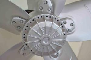 China 1250rpm Single Phase Four Pole External Rotor Motor AC Axial Fan 450mm Blade wholesale