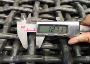 China 12.7mm Diameter Crimped Wire Mesh 65mn High Carbon Steel wholesale