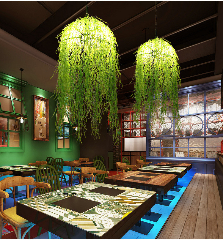 American country lamp shades Bar Loft Vintage Designer Global pendant lamp Plant pendant light(WH-VP-153)