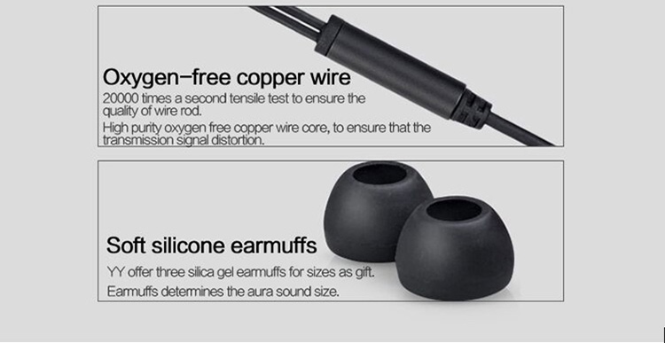 factory supply bone conduction headphone with Mic for Laptop MP3 Silicone Earphone Rubber Cover