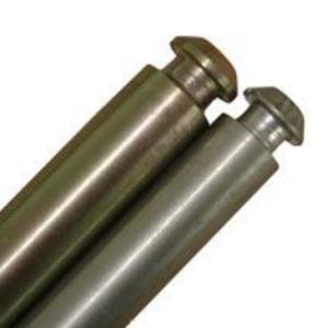 China Zinc Coating Hollow Axle Wheelie Bin Wheel Spare Parts wholesale