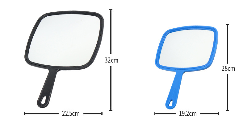 Everyday Essential Lady Dressing Heart Shaped Mirror Adjustable and Portable