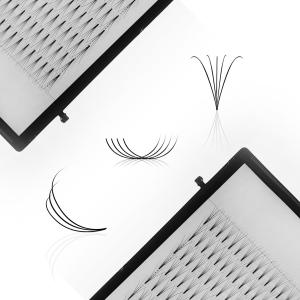 China Korea Synthetic Premade Lash Fans , 100% Handmade Premade Volume Lashes wholesale