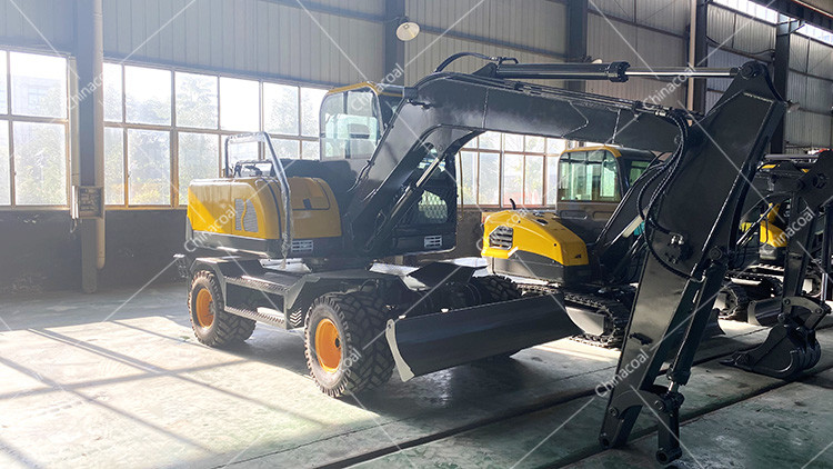 Construction Crushing Large Excavator Big Wheel Excavator With Horsepower