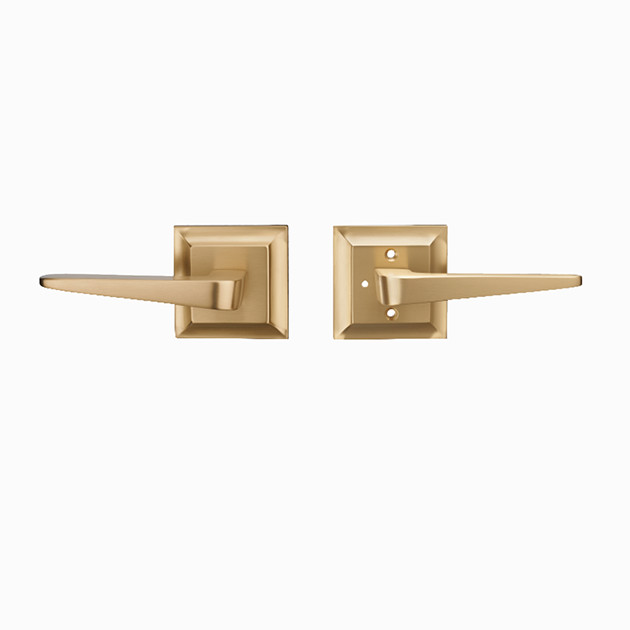 Amertop American Door Handles Square Exterior Passage Door Lever
