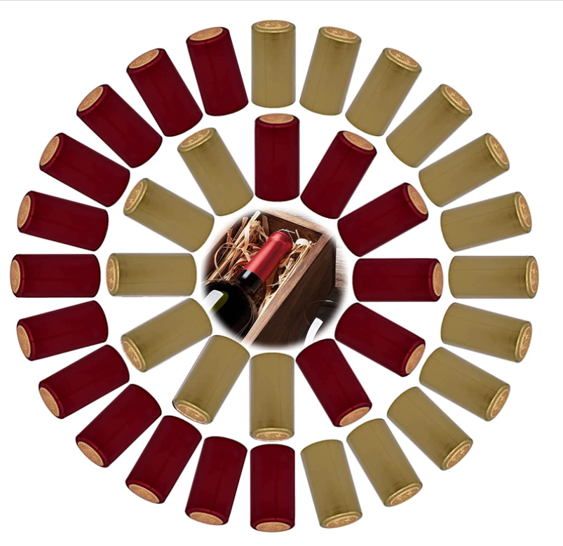 Customized Wine Glass Bottle Shrink Capsule Non Spill OEM ODM