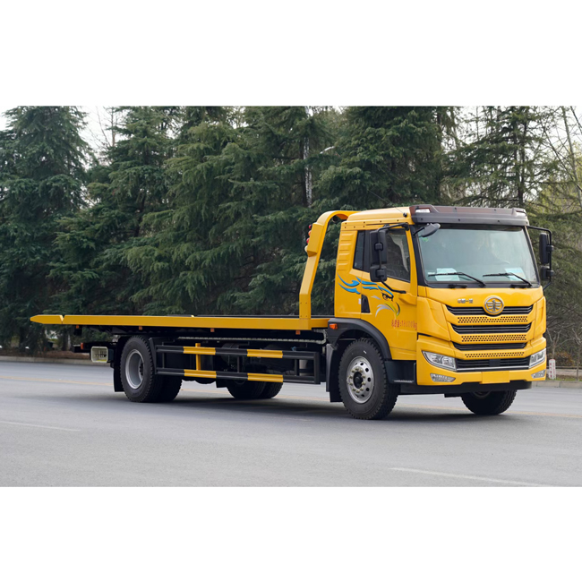 Hot Sales 4x2 FAW Lightweight 8 Tons Large Wreckter Truck Body Towing Trucks Wrecker Truck on Stock