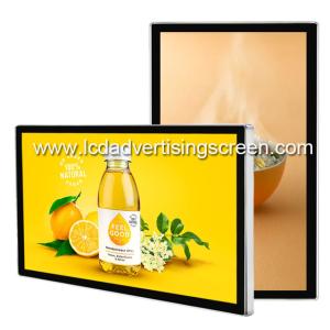 China 32 Inch Wall Mounted Lcd Advertising Screen Menu Board For Display Fast Food Bar Drink Advertising Display Monitor wholesale