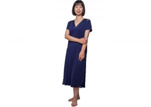 China Romantic Ladies Night Dresses Sleepwear , Short Sleeve Summer Pjs For Ladies wholesale