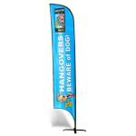 Advertising Feather Flags , outdoor Flying banners for Tradeshow