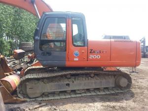 China Used Hitachi Excavator Japan 20 Ton ZX200 , Crawler Excavator wholesale