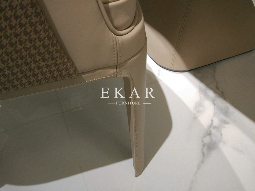 Modern Deluxe Chair Elegant Luxury Leather Dining Chair W001D5A