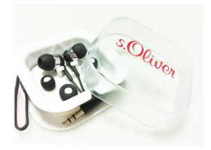 China ABS Wired Sports Earphones , Durable Wired Noise Cancelling Earphones wholesale