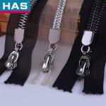 HAS #5 Colorful Metal Zippers with Shiny Teeth for Fashion Accessories