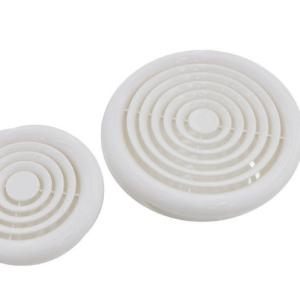 China Round 100mm Plastic Air Vents ABS Ventilation Grills wholesale
