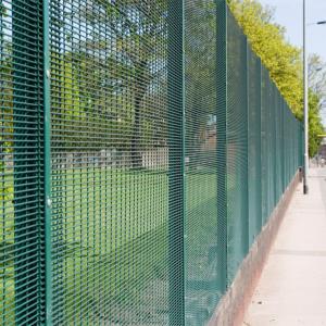 China Carbon Square Post 358 Welded Mesh Security Fencing Anti Climb wholesale