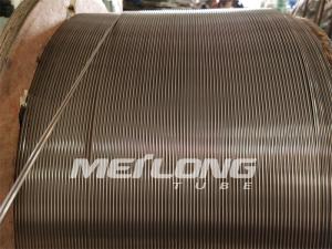 China Duplex 2205 Stainless Steel Coiled Tubing Control Line Tubing 3 / 8 '' OD X 0.049 '' WT wholesale