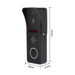 4wire villa video door phone video domofony with wide angle camera waterproof