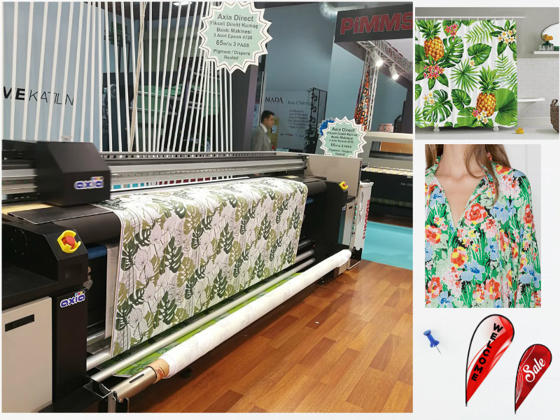 Heat Transfer 1800DPI Sublimation Flag Printing Machine