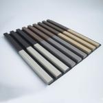 Nontoxic Odorless Acoustic Timber Wall Panels , Mildewproof Wooden Slatted Panel