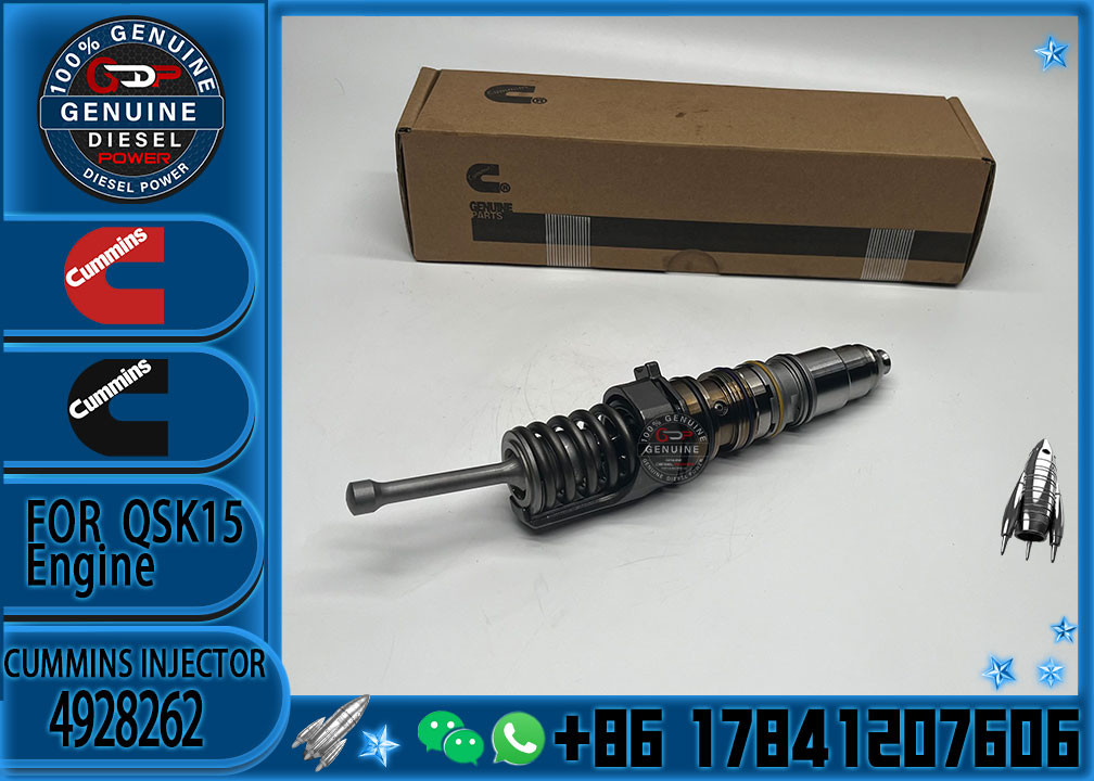 Genset Injector Diesel Engine X15 ISX15 QSX15 Fuel Injector 4928260 4928262 for cummins