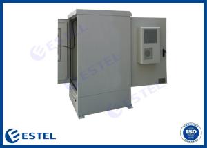 China Two Compartments Outdoor Telecom Cabinet 30U 19&quot; Rack For Base Station wholesale