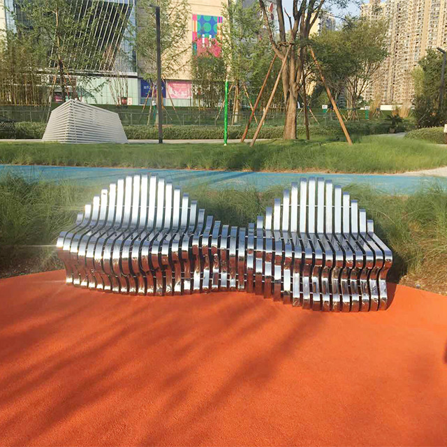 Stainless Steel SGS 280cm 4 Seater Garden Bench