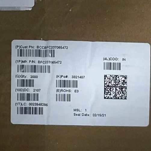 Quality 400vdc RAD Electronics Integrated Circuits BFC237065472 CAP FILM 4700PF 10% for sale