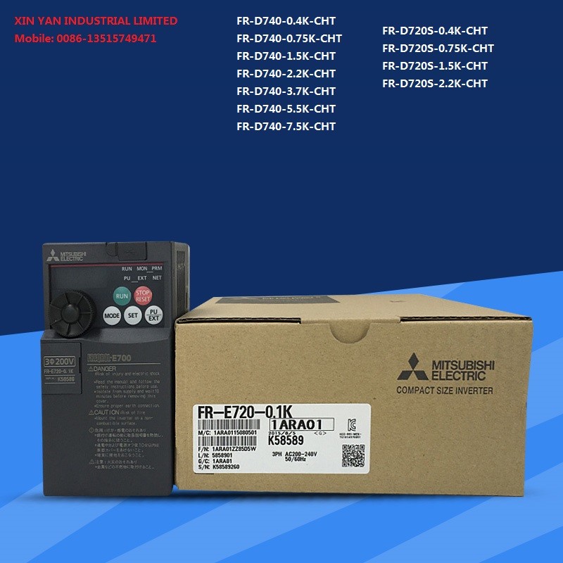 Original Mitsubishi Original mitsubishi inverter FR-D740-0.4K-CHT 0.75K 1.5K 2.2K 3.7K 5.5K 7.5