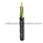4*12 SM Gel Free Cable , MicroDuct Air Blowing G652d Fiber Optic Cable HDPE