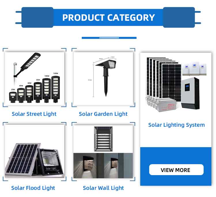 50-300W High Lumen Induction Power Solar Street Lamps for Road and Garden Lighting