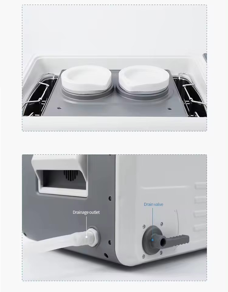 Best Seller Household Ultrasonic Cleaning machine SUS304 6L Dental Lab Steamer Cleaner