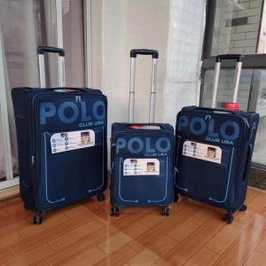 China Oxford Fabric 4 Spinner Caster Trolley Luggage Cabin Travel Suitcase Carry On Luggage Bag wholesale