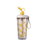 400ml Leakproof Drinking Water Bottle With Straw Bpa Free