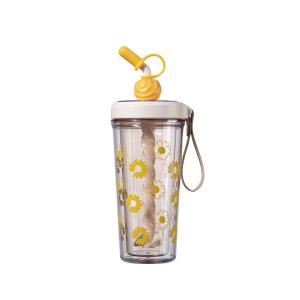 China 400ml Leakproof Drinking Water Bottle With Straw Bpa Free wholesale