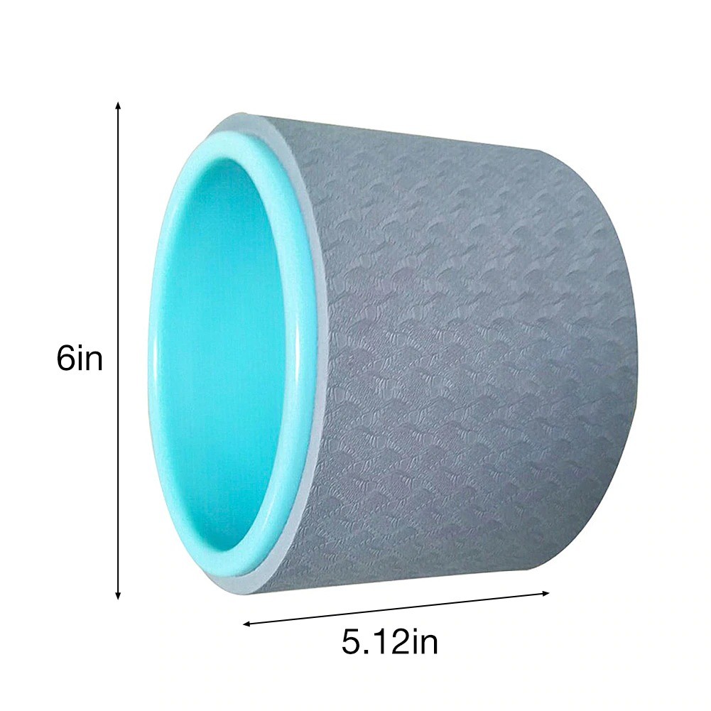 TPE yoga pilates circle , Yoga Fitness Roller Wheel Back Training Tool