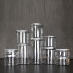 Customized Plastic Beauty Jar / Cosmetic Plastic Holders In Various Capacities
