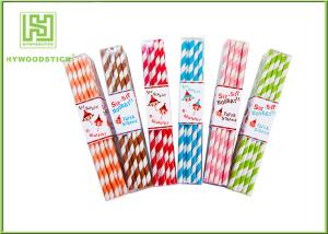 China Restaurant Silver Gold Foil Paper Straws , Food Grade Paint Party City Paper Straws wholesale