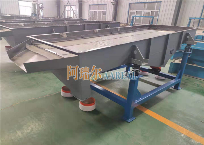 900*3000mm Single-deck Rectangular Linear Vibrating Screen for Sifting PVC Granules