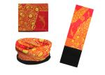 Orange Tennis Polar Neck Warmer , Polar Reversible Wind Resistant