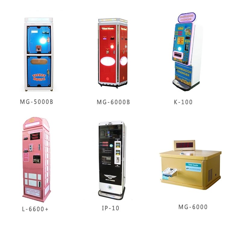 Ticket Eater Redemption Ticket Counting Machine With Printer