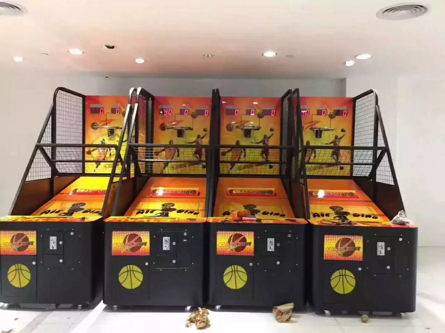 Dreamland Coin Operated Foldable Street Basketball Arcade Game Machine Basketball Shooting Machine